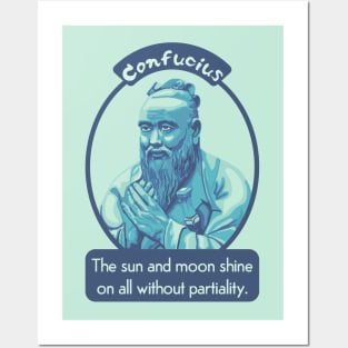 Confucius Portrait and Quote Posters and Art